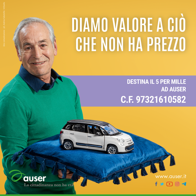 Dona il 5x1000 ad Auser
