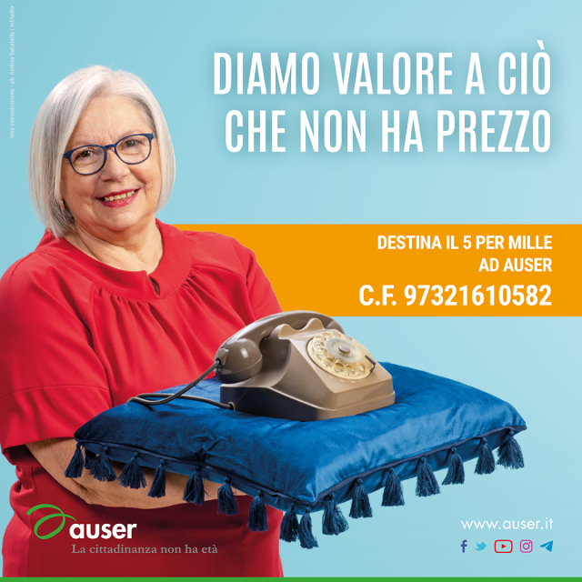 Dona il 5x1000 ad Auser